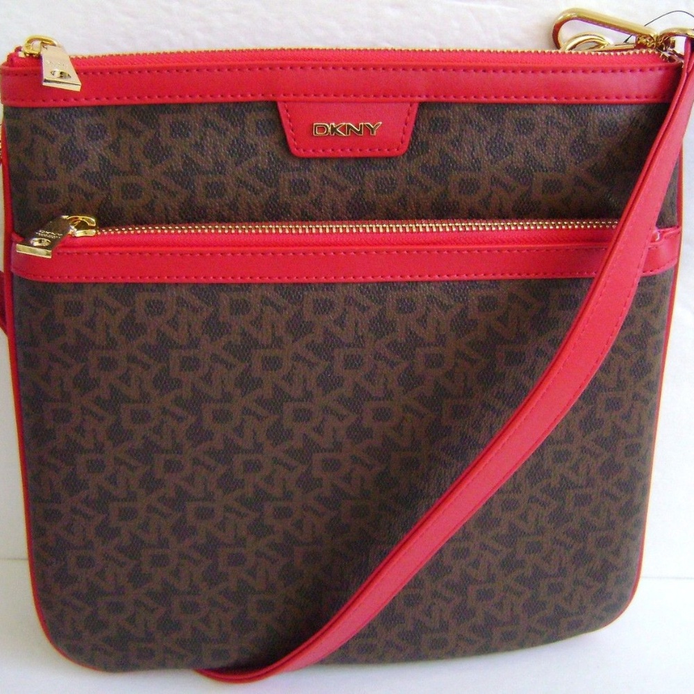 DKNY Heritage PVC Crossbody/Shoulder Bag/Handbag